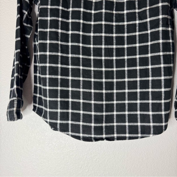 New Cat & Jack Kids Boys L (10/12) Black and White Checkered Shirt - Picture 8 of 8